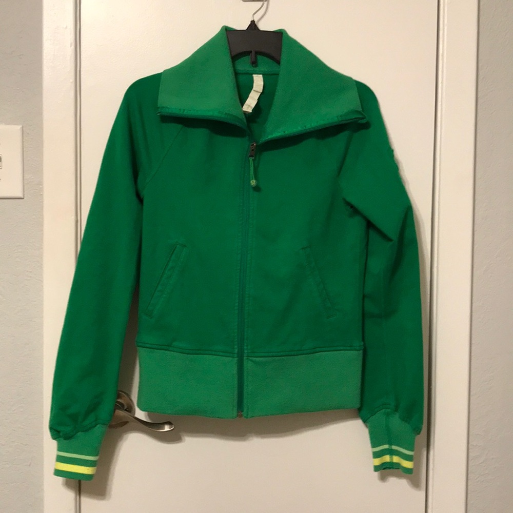 Lululemon Retro Style Green Jacket